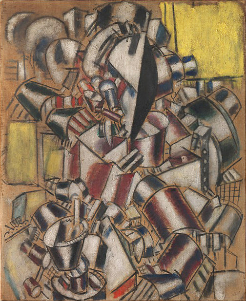 Fernand Leger The Smoker - Hand Painted Oil Painting
