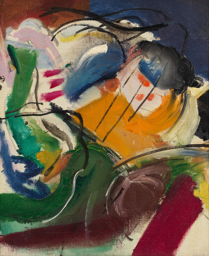 Arthur Beecher Carles Abstraction - Hand Painted Oil Painting