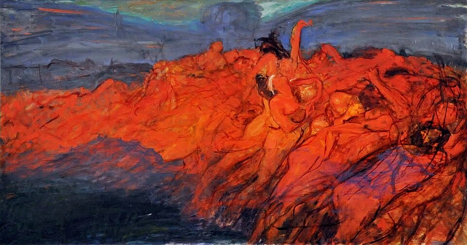 Wojciech Weiss Obsession - Hand Painted Oil Painting