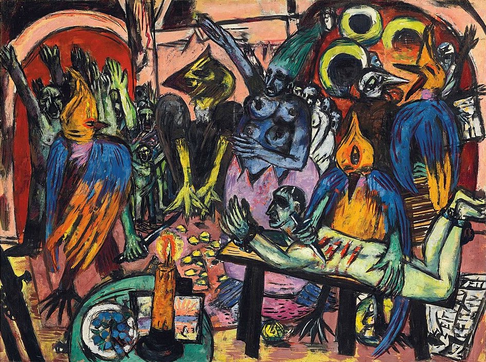 Max Beckmann Birds’ Hell - Hand Painted Oil Painting