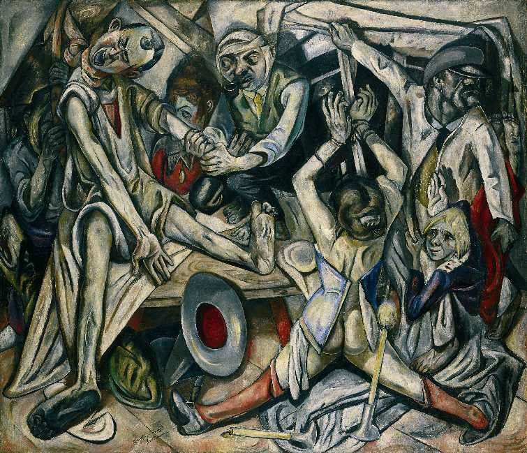 Max Beckmann The Night - Hand Painted Oil Painting