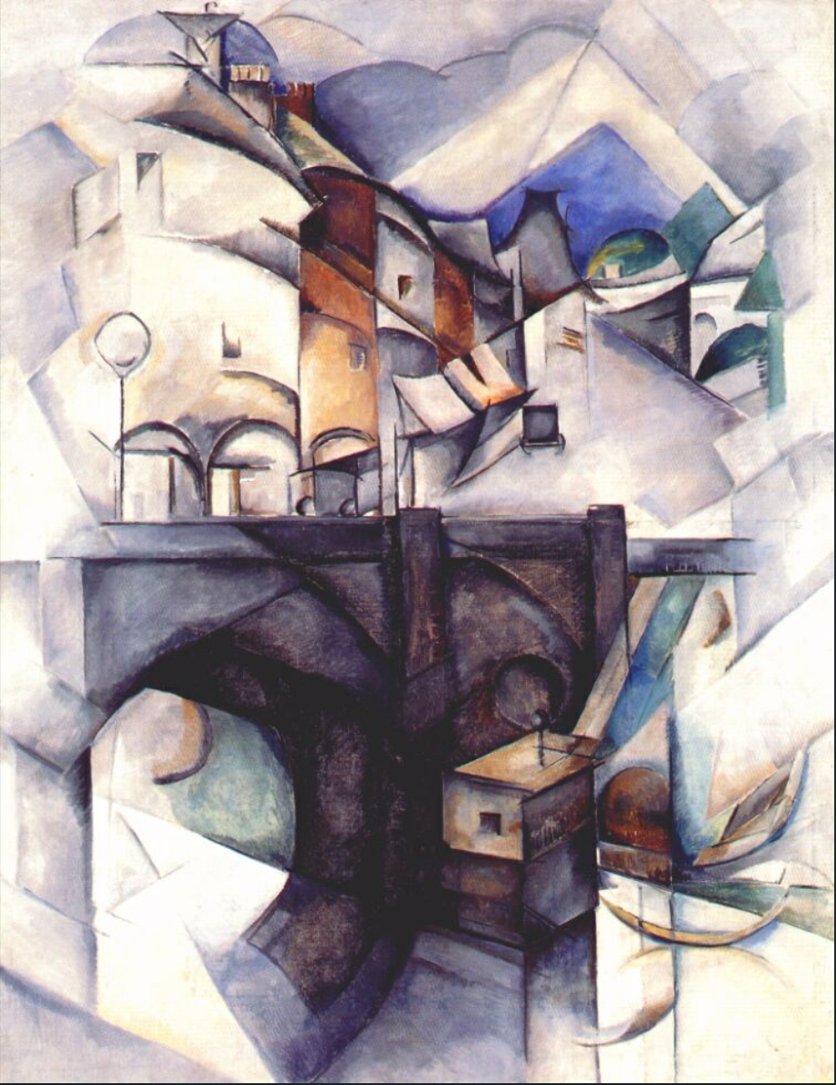 Aleksandra Ekster Bridge, Sevre - Hand Painted Oil Painting