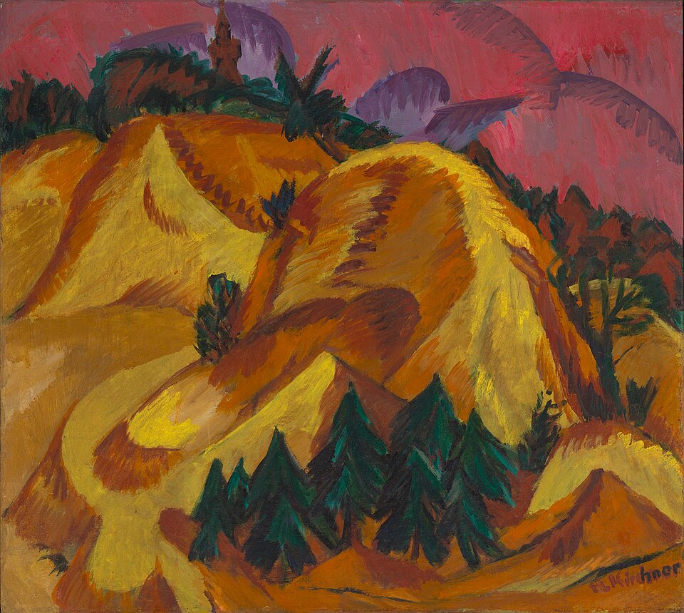 Ernst Ludwig Kirchner Sand Hills near Grunau - Hand Painted Oil Painting