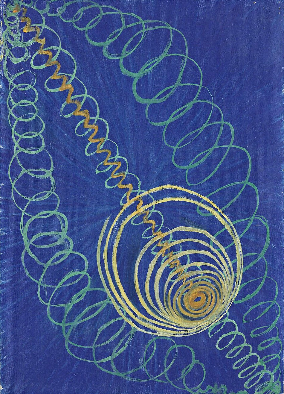 Hilma af Klint Primordial Chaos, No. 16 - Hand Painted Oil Painting