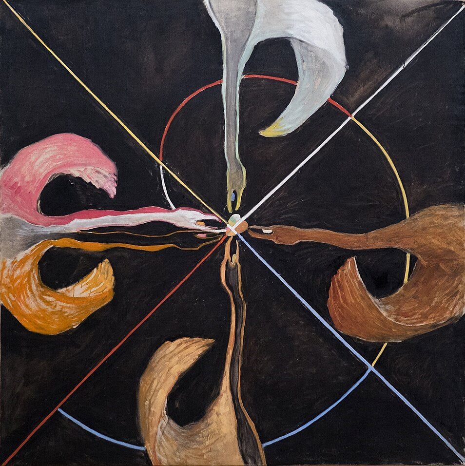 Hilma af Klint Group IX-SUW, The Swan, No. 7 - Hand Painted Oil Painting