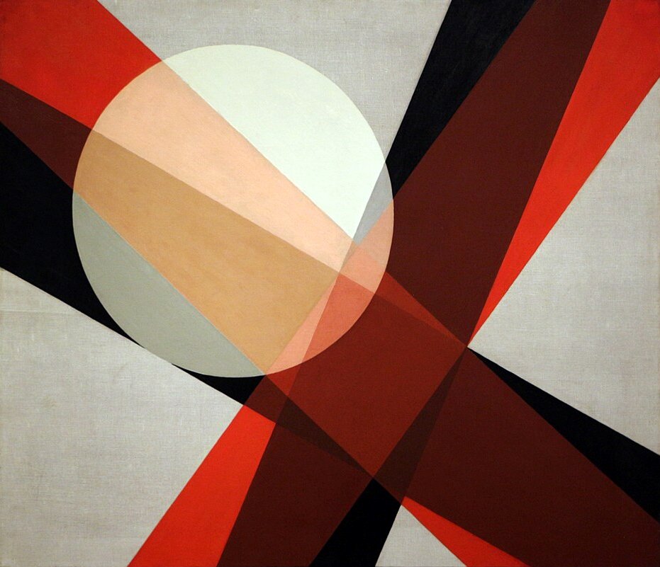 Laszlo Moholy-Nagy A 19 - Hand Painted Oil Painting