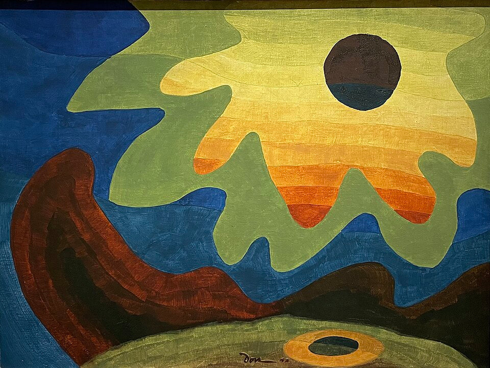 Arthur Dove Sun - Hand Painted Oil Painting