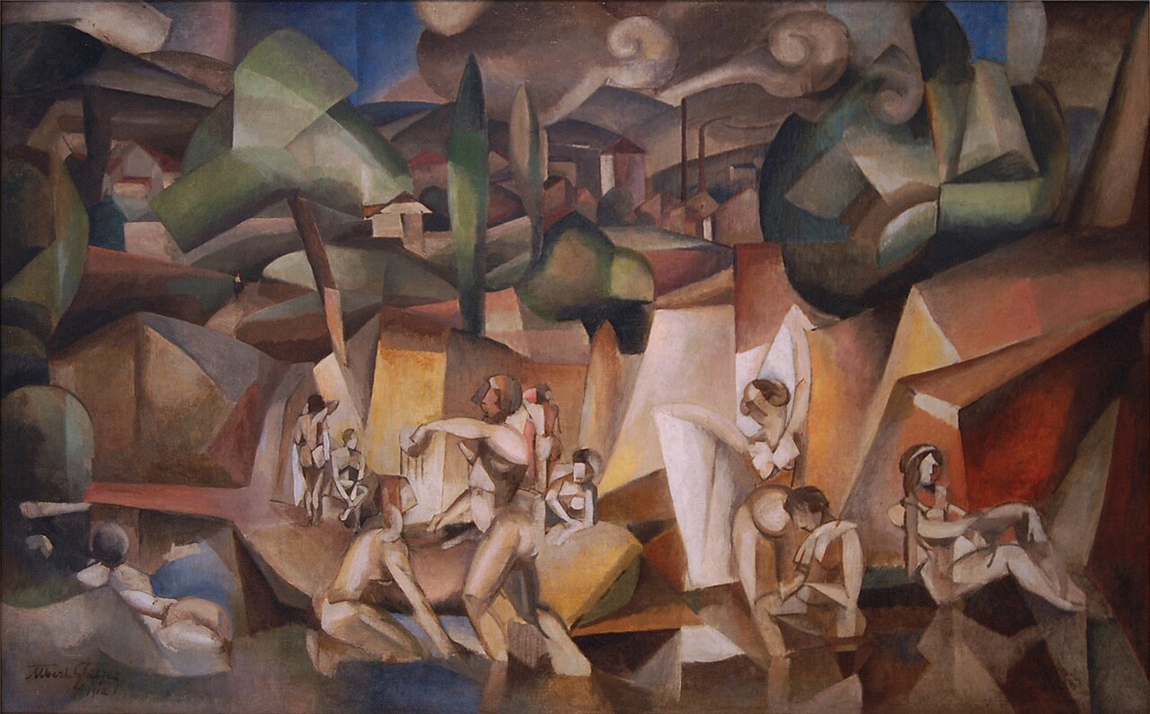 Albert Gleizes The Bathers - Hand Painted Oil Painting