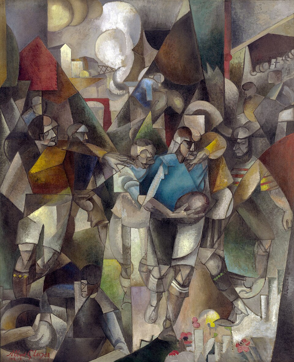 Albert Gleizes Les Joueurs de Football - Hand Painted Oil Painting