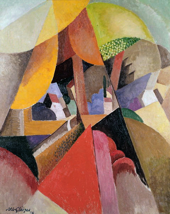 Albert Gleizes Landscape with Tree - Hand Painted Oil Painting