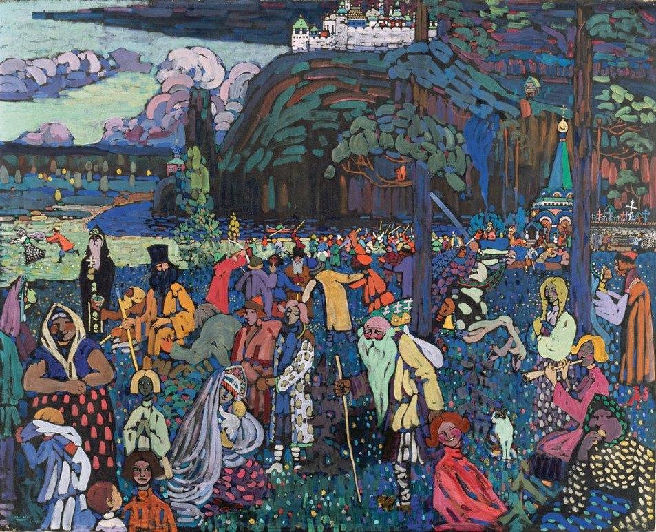 Wassily Kandinsky The Colourful Life - Hand Painted Oil Painting