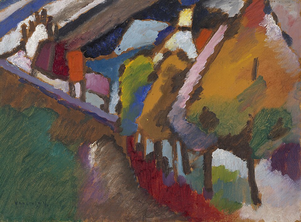 Wassily Kandinsky Murnau – Castle and Church - Hand Painted Oil Painting