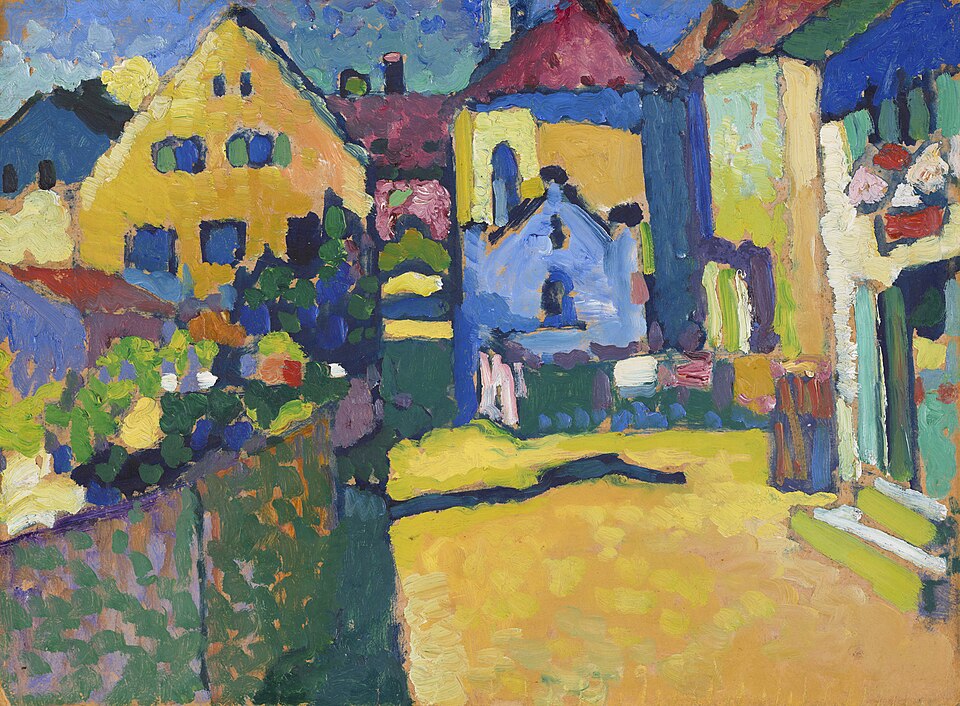 Wassily Kandinsky Green Lane in Murnau - Hand Painted Oil Painting
