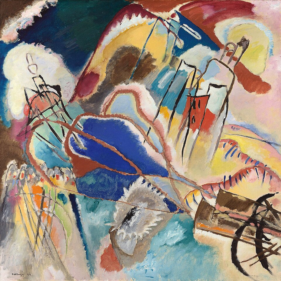 Wassily Kandinsky Improvisation No. 30 - Cannons - Hand Painted Oil Painting