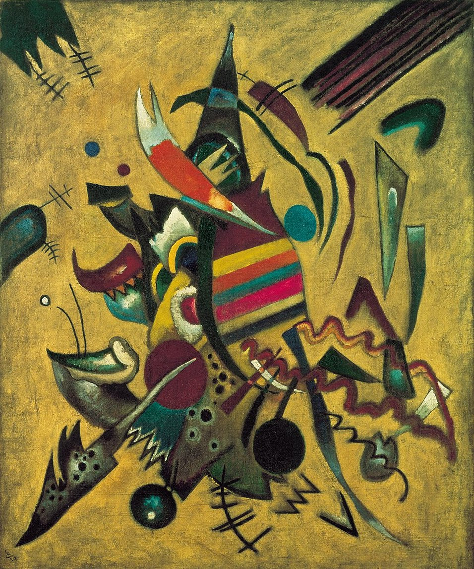 Wassily Kandinsky Points - Hand Painted Oil Painting