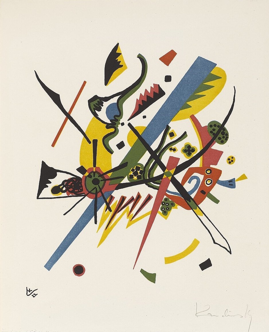 Wassily Kandinsky Small Worlds I - Hand Painted Oil Painting