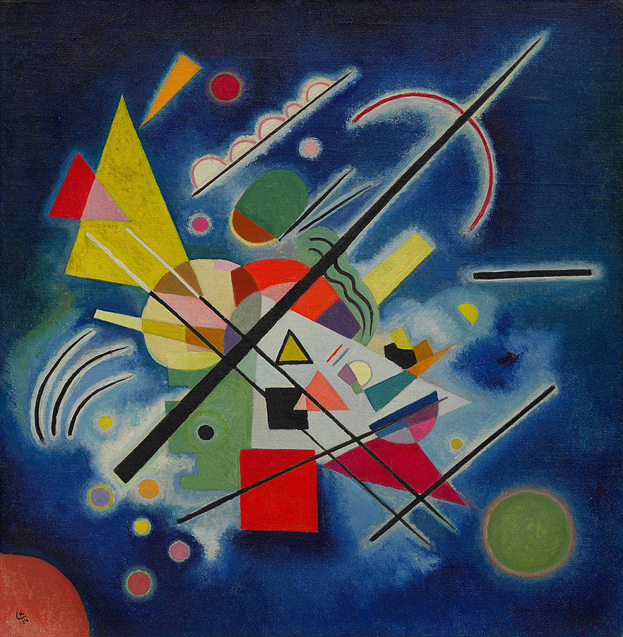 Wassily Kandinsky Blue Painting - Hand Painted Oil Painting