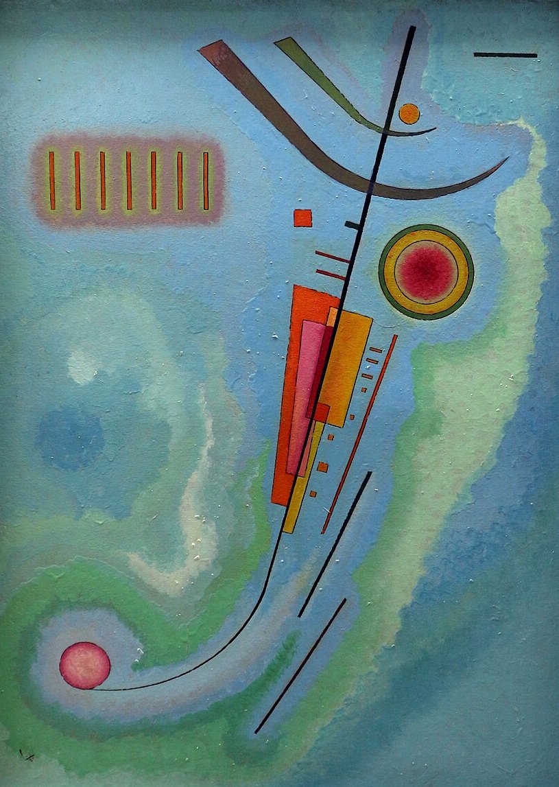 Wassily Kandinsky Leichtes - Hand Painted Oil Painting