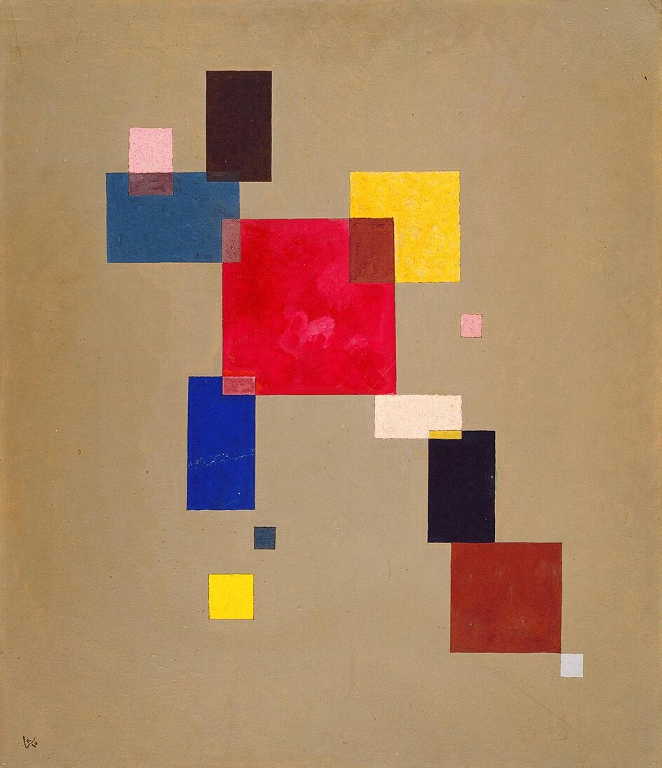 Wassily Kandinsky 13 Rectangles - Hand Painted Oil Painting