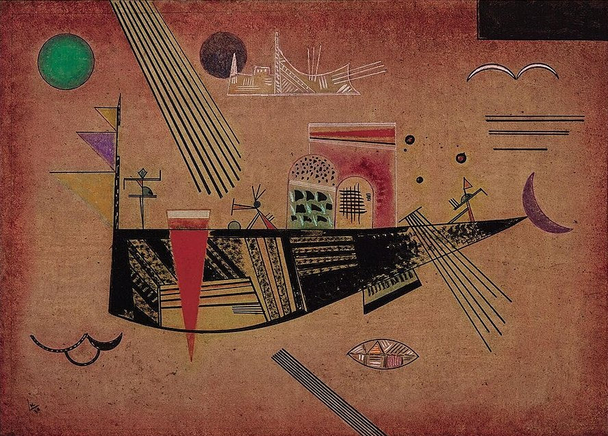 Wassily Kandinsky Moody - Hand Painted Oil Painting