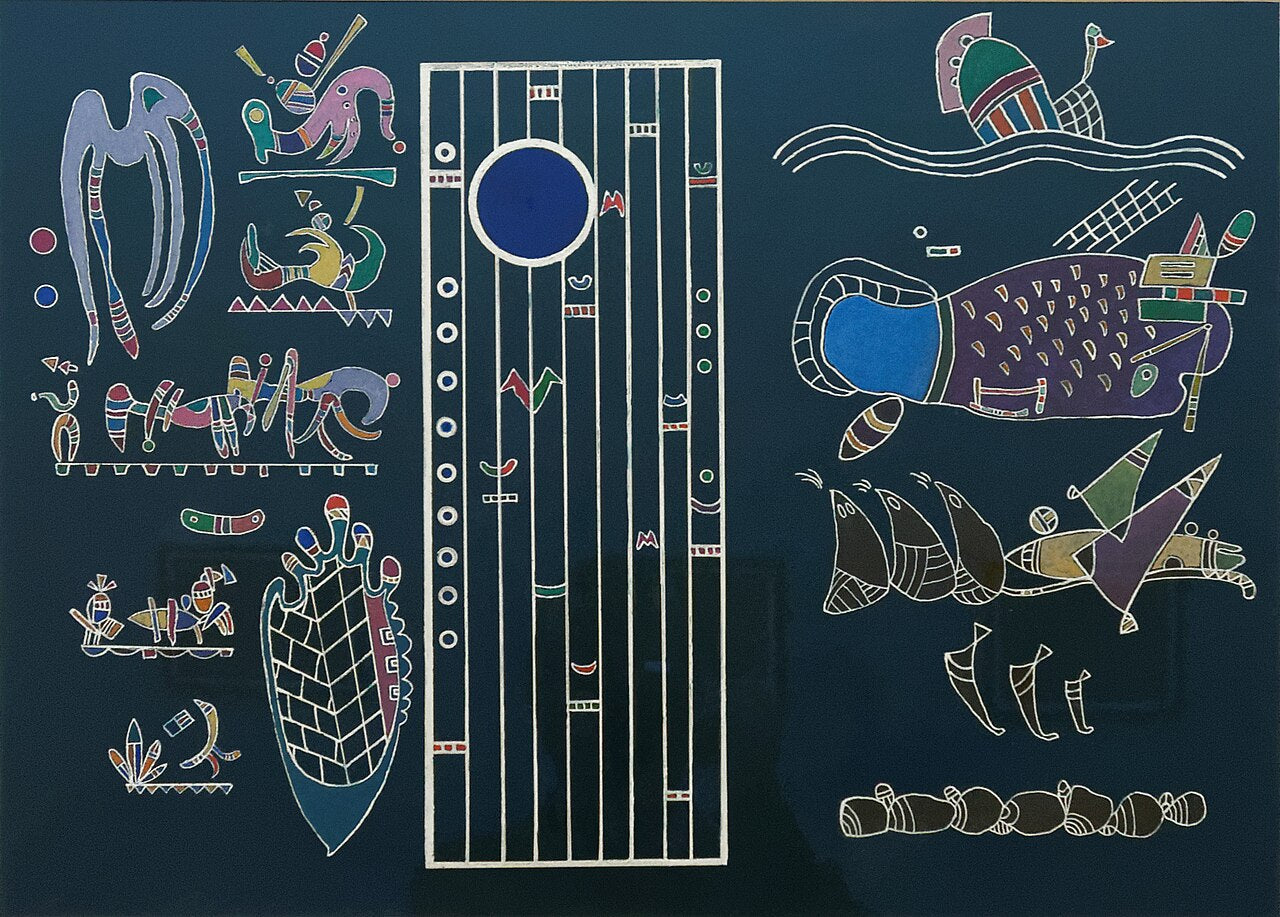 Wassily Kandinsky Unfinished Painting II - Hand Painted Oil Painting
