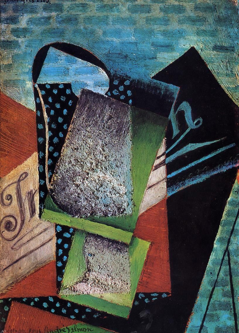 Juan Gris Still Life (dedicated to Andre Salmon) - Hand Painted Oil Painting