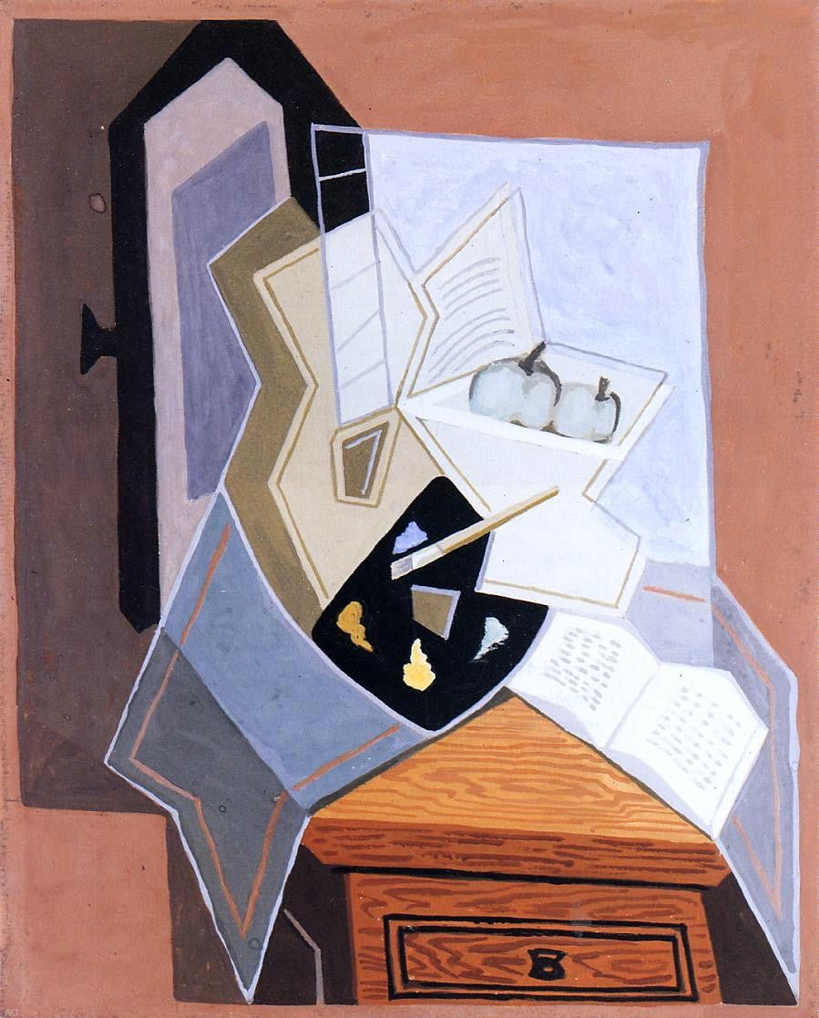 Juan Gris Still Life at the Open Window - Hand Painted Oil Painting