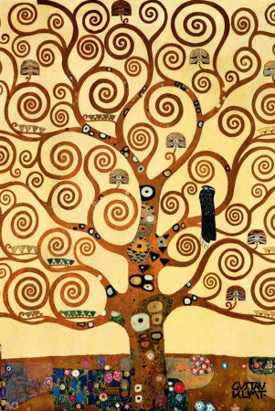  Gustav Klimt A Tree of Life - Hand Painted Oil Painting