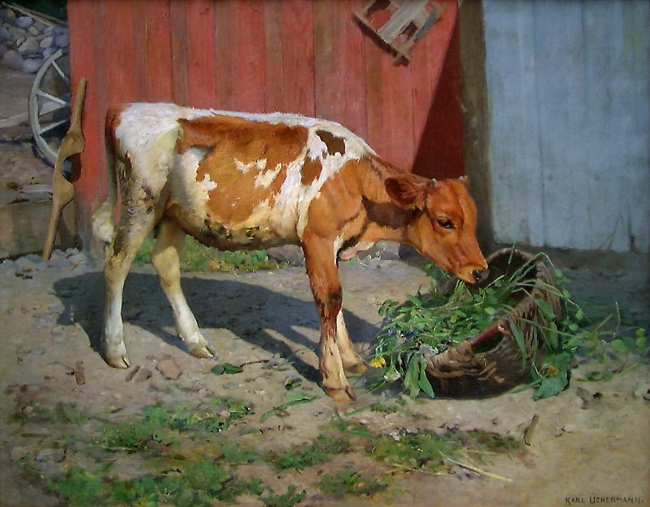 Karl Uchermann I Solveggen - Hand Painted Oil Painting