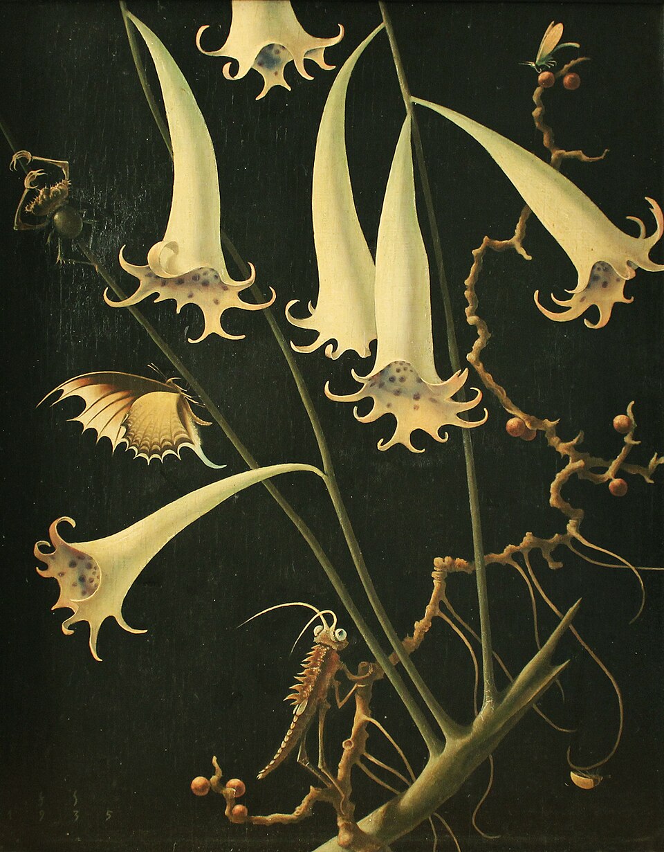 Franz Sedlacek Flowers and Insects - Hand Painted Oil Painting