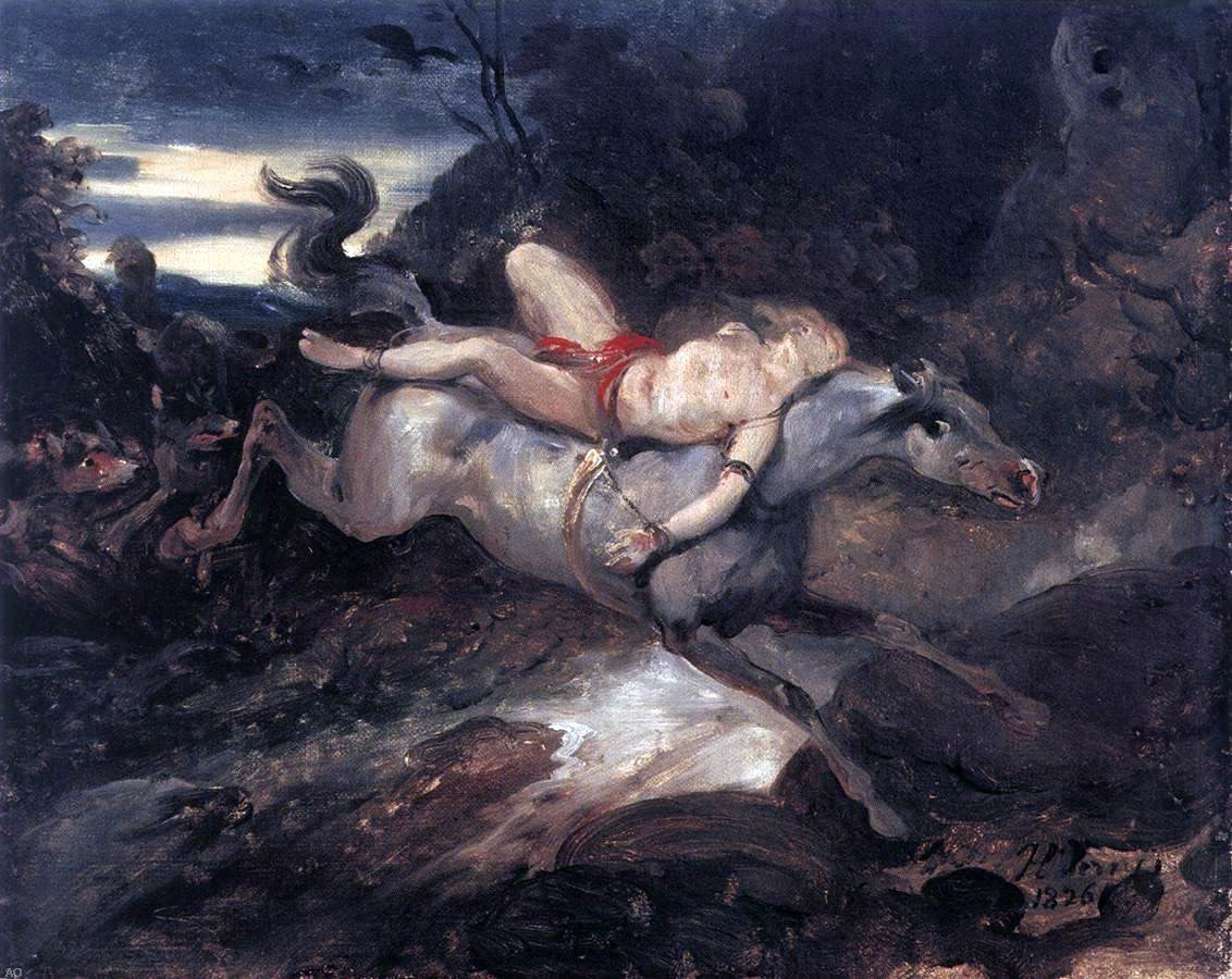 Horace Vernet Mazeppa - Hand Painted Oil Painting