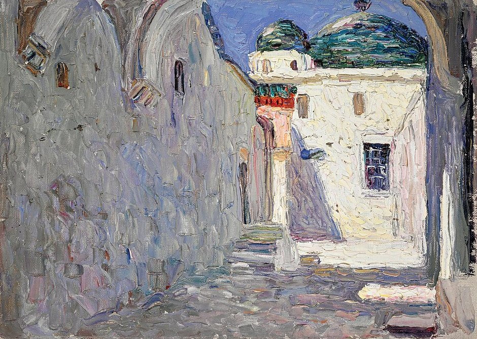 Wassily Kandinsky Tunis, Street - Hand Painted Oil Painting