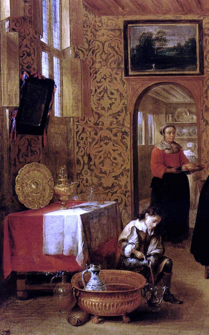 Gillis Van Tilborgh Family Portrait (detail) - Hand Painted Oil Painting