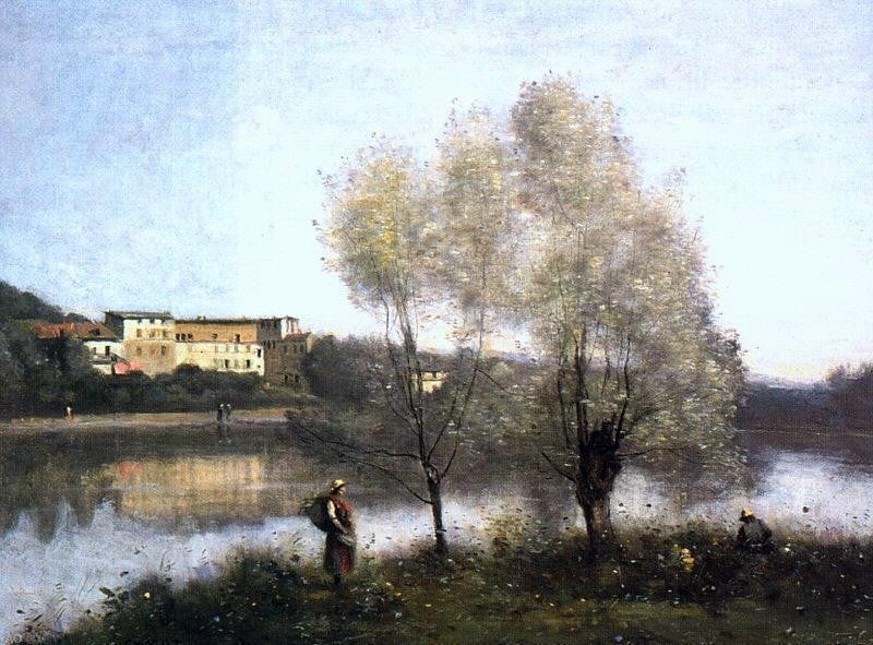 Jean-Baptiste-Camille Corot Ville d'Avray - Hand Painted Oil Painting