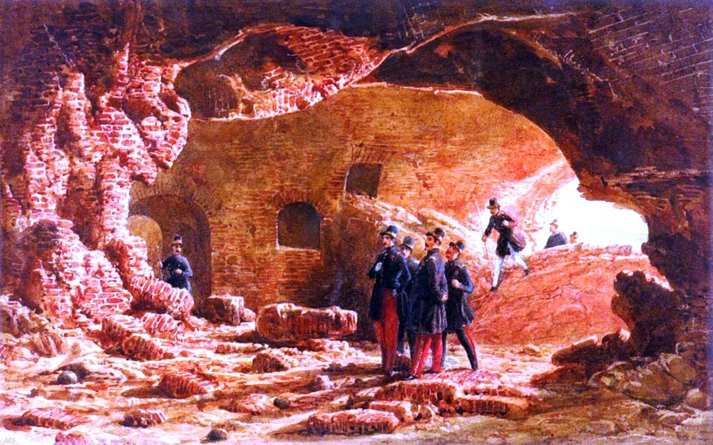 Karl Girardet Genietruppen Beim Sprengmanover, 1847 - Picture 2 - Hand Painted Oil Painting