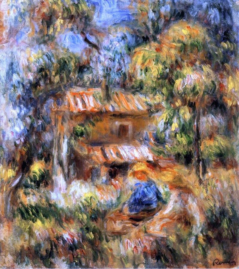 Pierre Auguste Renoir Cagnes Landscape - Hand Painted Oil Painting