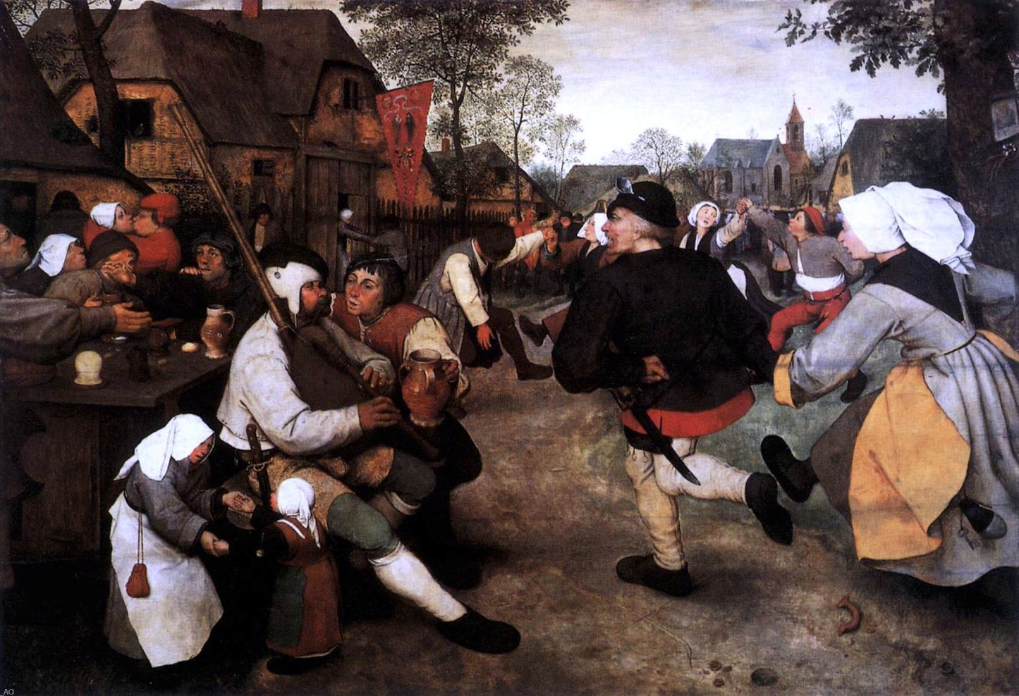 The Elder Pieter Bruegel The Peasant Dance - Hand Painted Oil Painting
