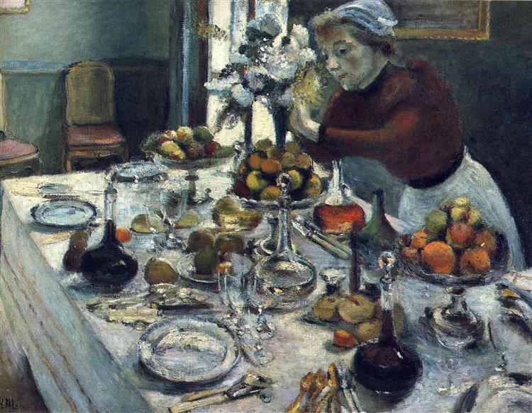 Henri Matisse The Dinner Table - Hand Painted Oil Painting