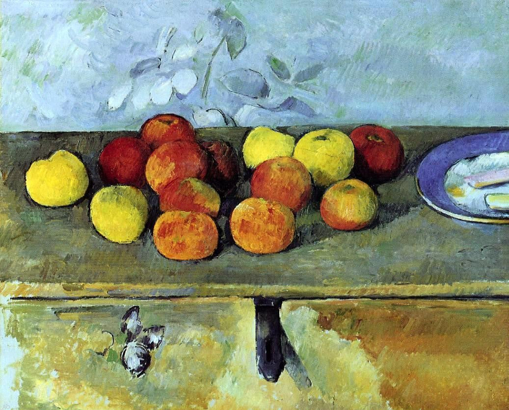 Paul Cezanne Apples and Biscuits - Hand Painted Oil Painting