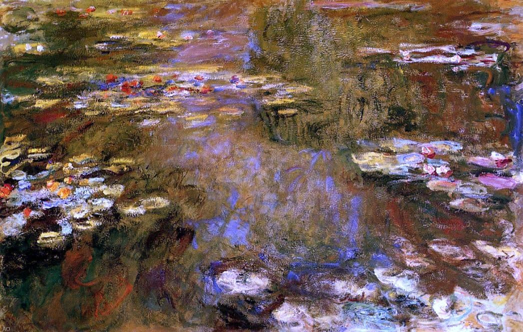  Claude Oscar Monet The Water-Lily Pond - Hand Painted Oil Painting