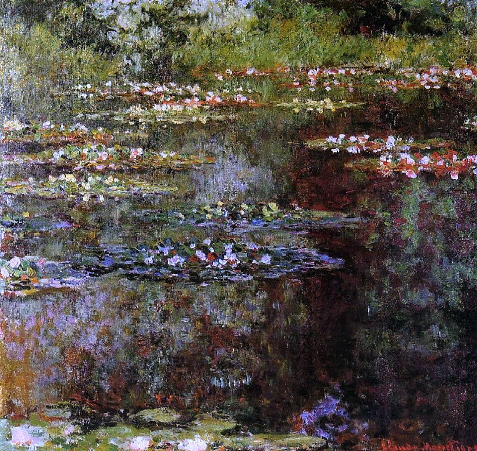 Claude Oscar Monet Water-Lilies - Hand Painted Oil Painting