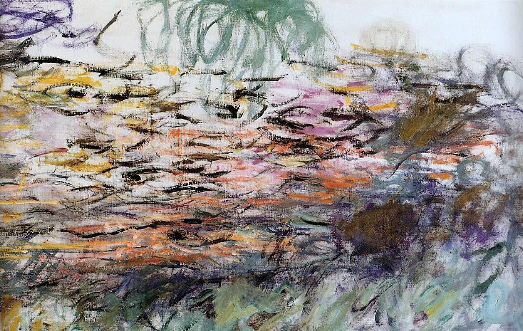Claude Oscar Monet Water-Lilies (right half) - Hand Painted Oil Painting