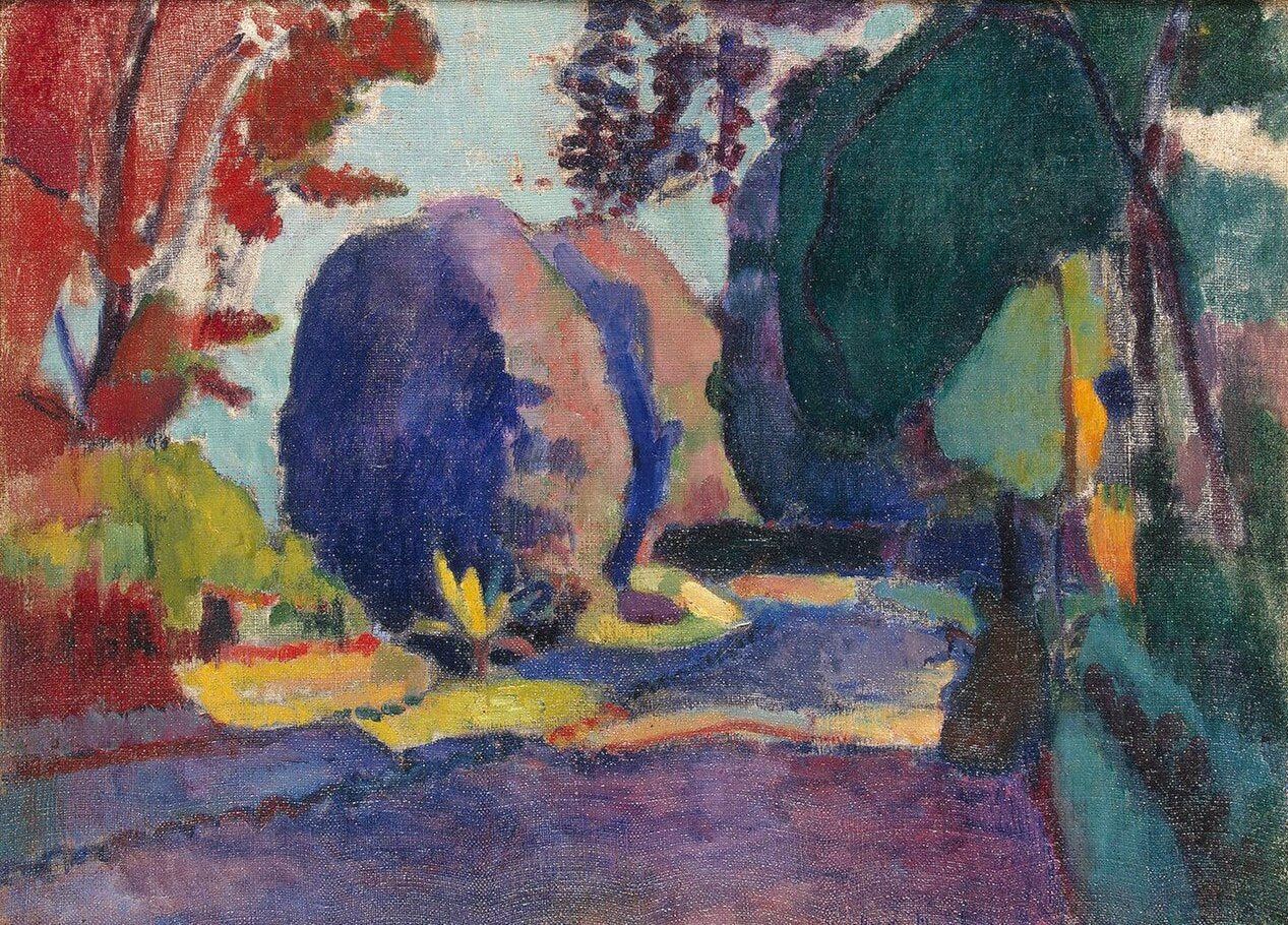 Henri Matisse The Luxembourg Gardens - Hand Painted Oil Painting