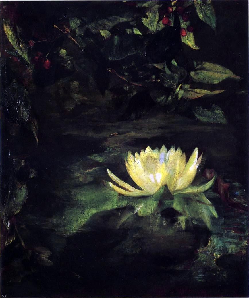 John La Farge Water Lily (also known as Lotus Leaves) - Hand Painted Oil Painting