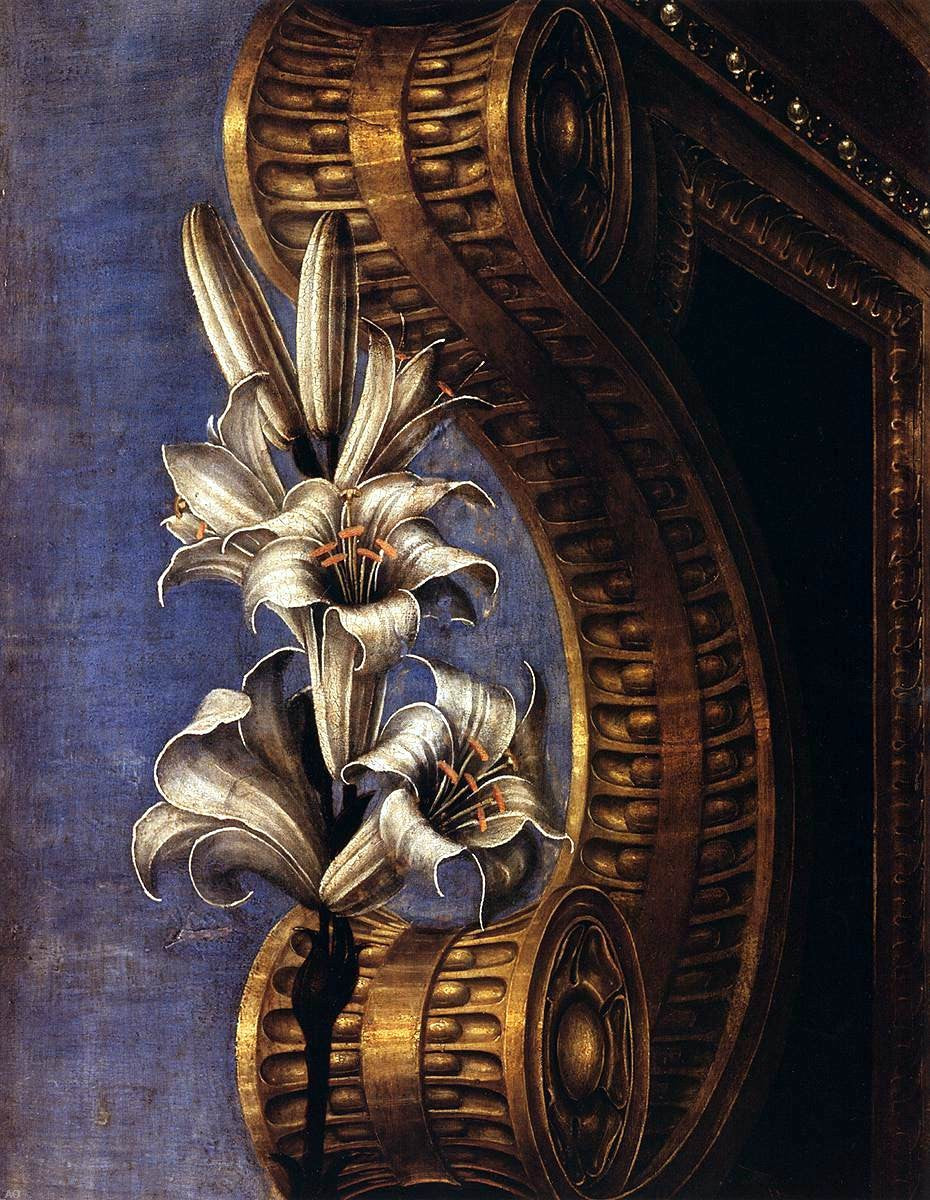 Michele Pannonio The Muse Thalia (detail) - Hand Painted Oil Painting