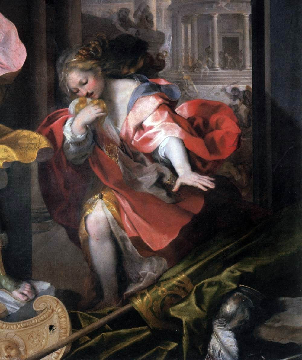 Federico Fiori Barocci Aeneas' Flight from Troy (detail) - Hand Painted Oil Painting