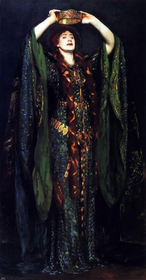 John Singer Sargent Ellen Terry as Lady Macbeth Oil Painting Art Oyster LLC John Singer Sargent Ellen Terry as Lady Macbeth Oil Painting Art Oyster LLC