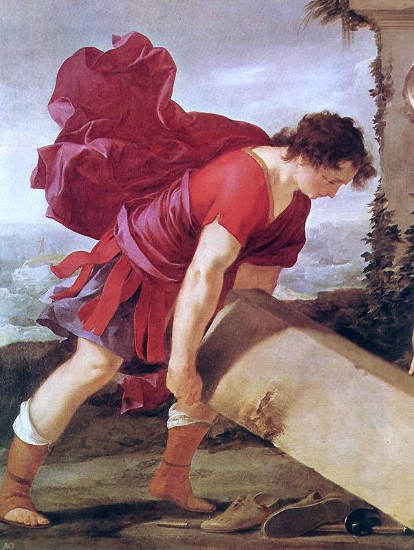 Laurent De La Hire Theseus and Aethra (detail) - Hand Painted Oil Painting