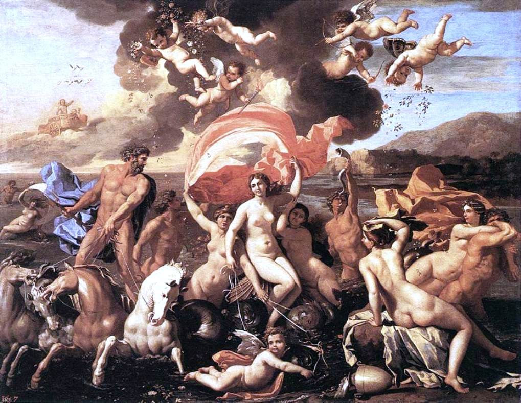 Nicolas Poussin The Triumph of Neptune - Hand Painted Oil Painting