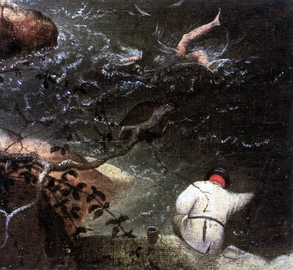 The Elder Pieter Bruegel Landscape with the Fall of Icarus (detail) - Hand Painted Oil Painting
